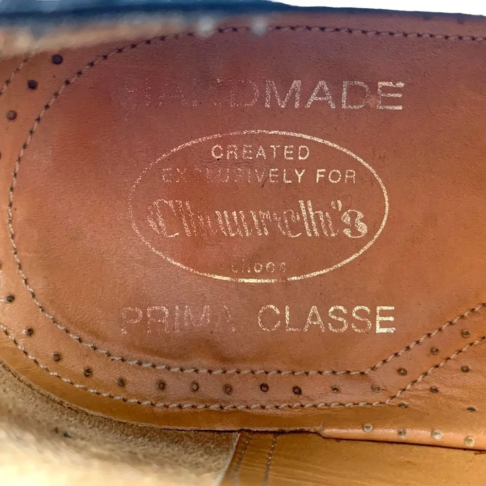 CHURCH’S Prima Classe‎ Handmade Alligator Skin Split Toe Oxford
